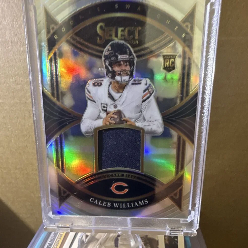 2024 Panini Select Caleb Williams Rookie Swatches Silver Prizm #RS-CWS /125 🔥
